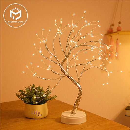 Fairy Tree Copper Wire Tree Lamp