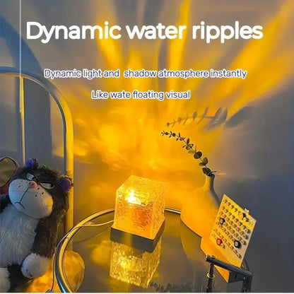 Dynamic Rotating Water Ripple Light - 16 Colors