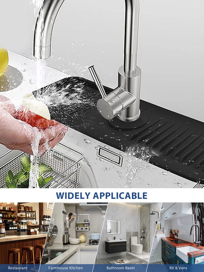 Kitchen Silicone Sink Splash Guard Protector Mat