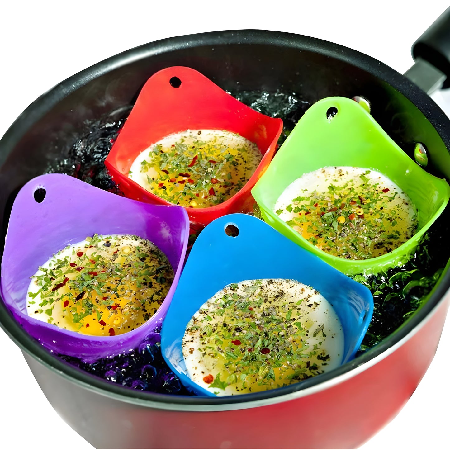 Silicone Egg Poaching Pods (4Pcs)