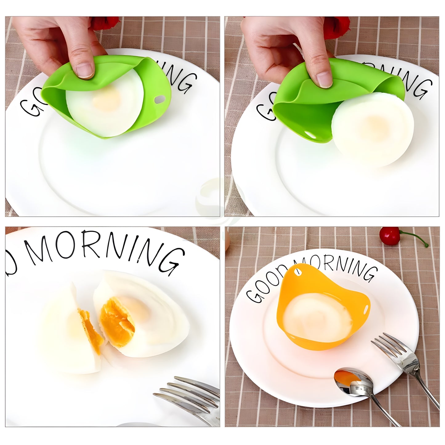 Silicone Egg Poaching Pods (4Pcs)